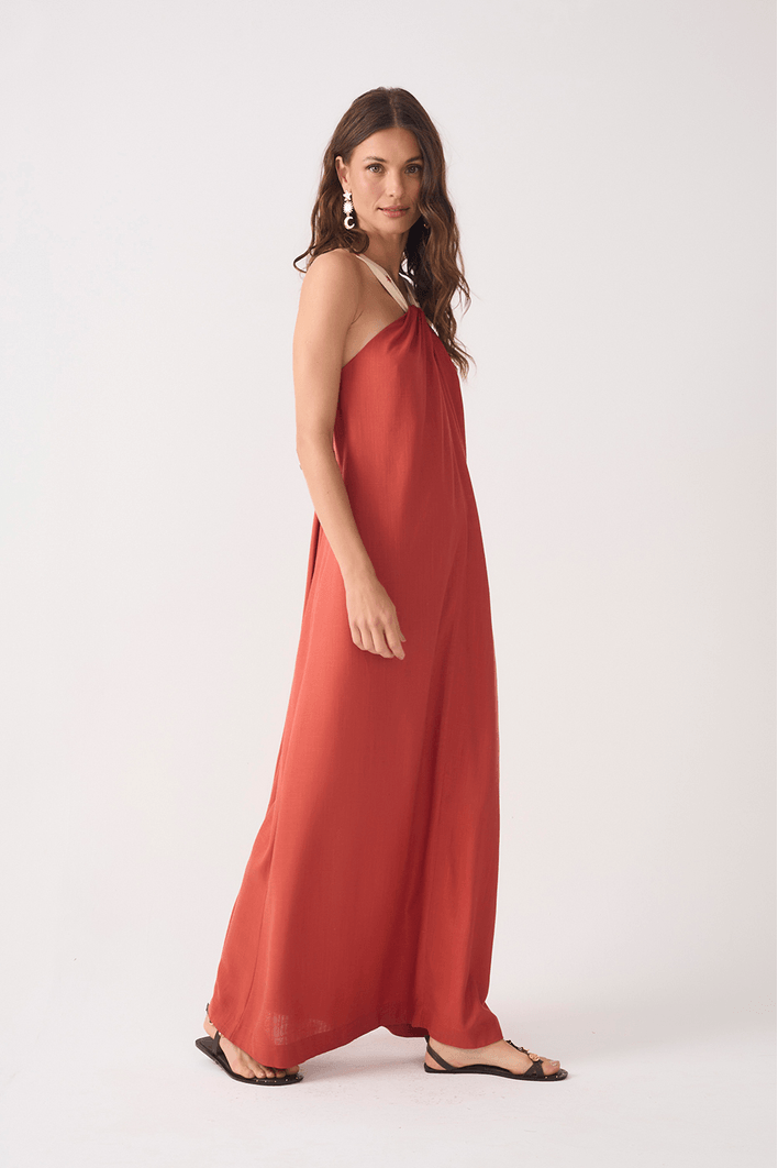 Vestido Cropped Alça Bordada