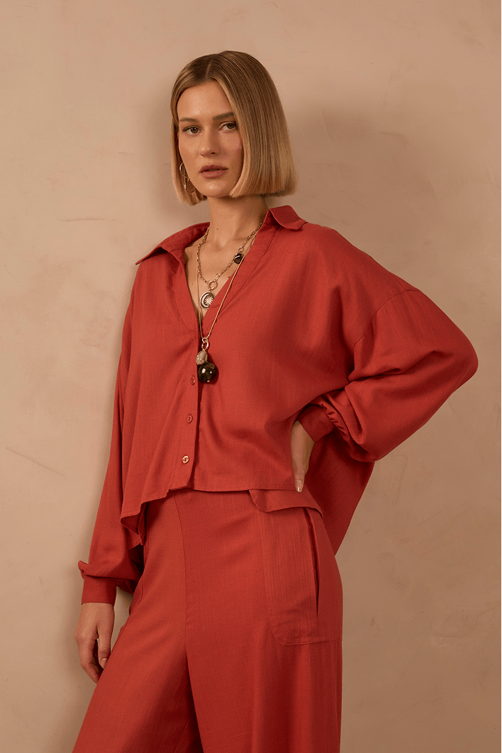 Camisa Decote V