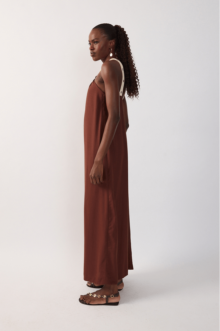 Vestido Cropped Alça Bordada