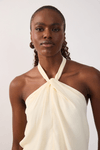 Blusa Crepe Amarração Pescoço