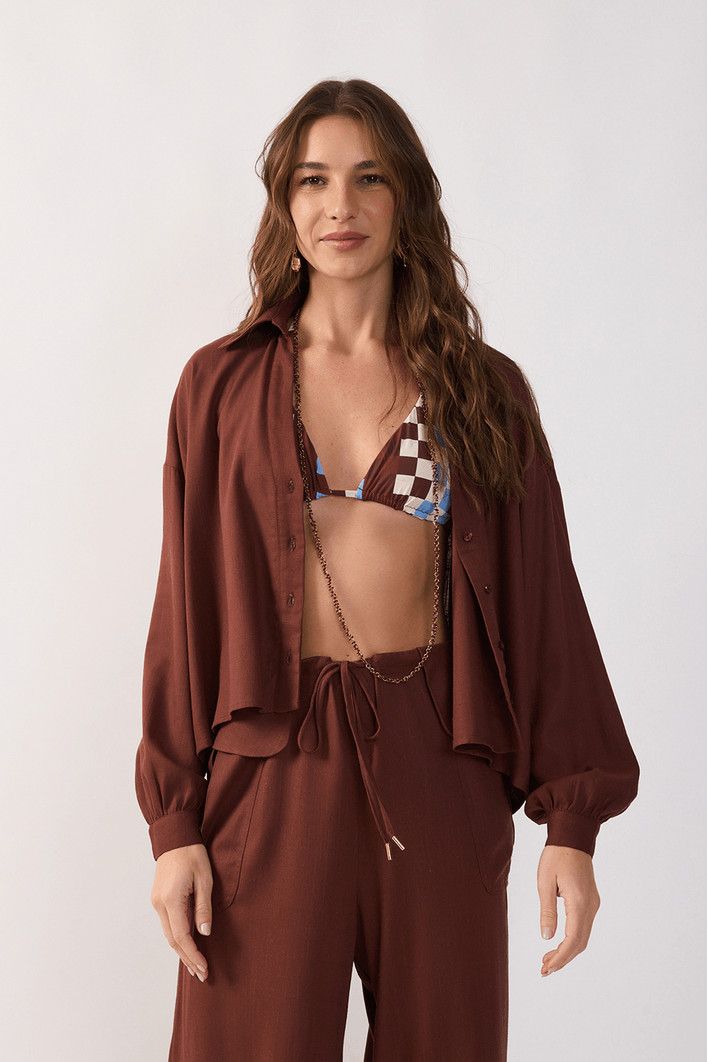 Camisa Decote V