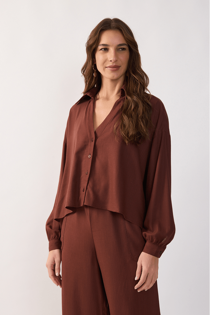 Camisa Decote V