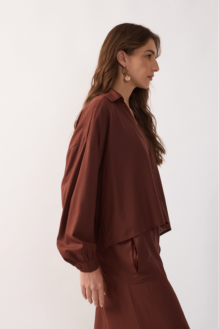 Camisa Decote V