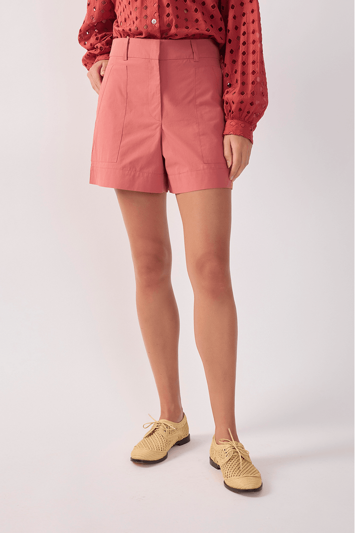 Short Algodão Bolso Aplicado