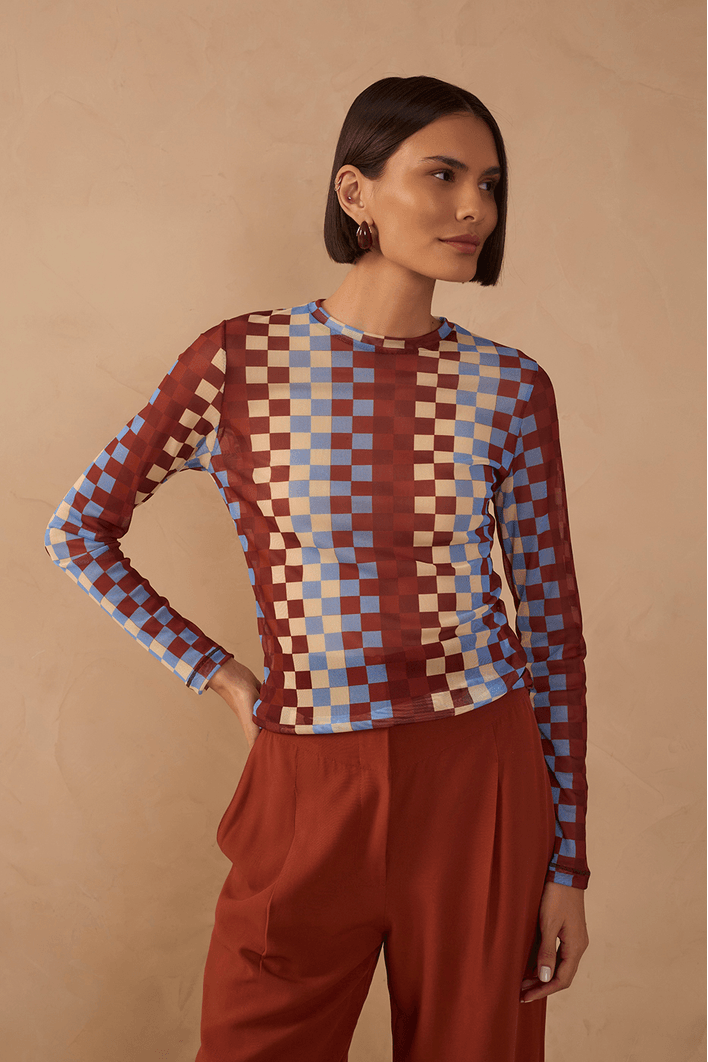 Segunda Pele Tule Estampa Harmonia