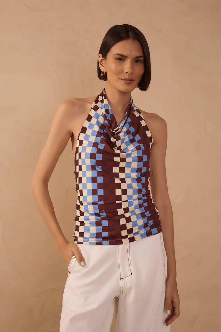 Blusa Jersey Estampa Harmonia