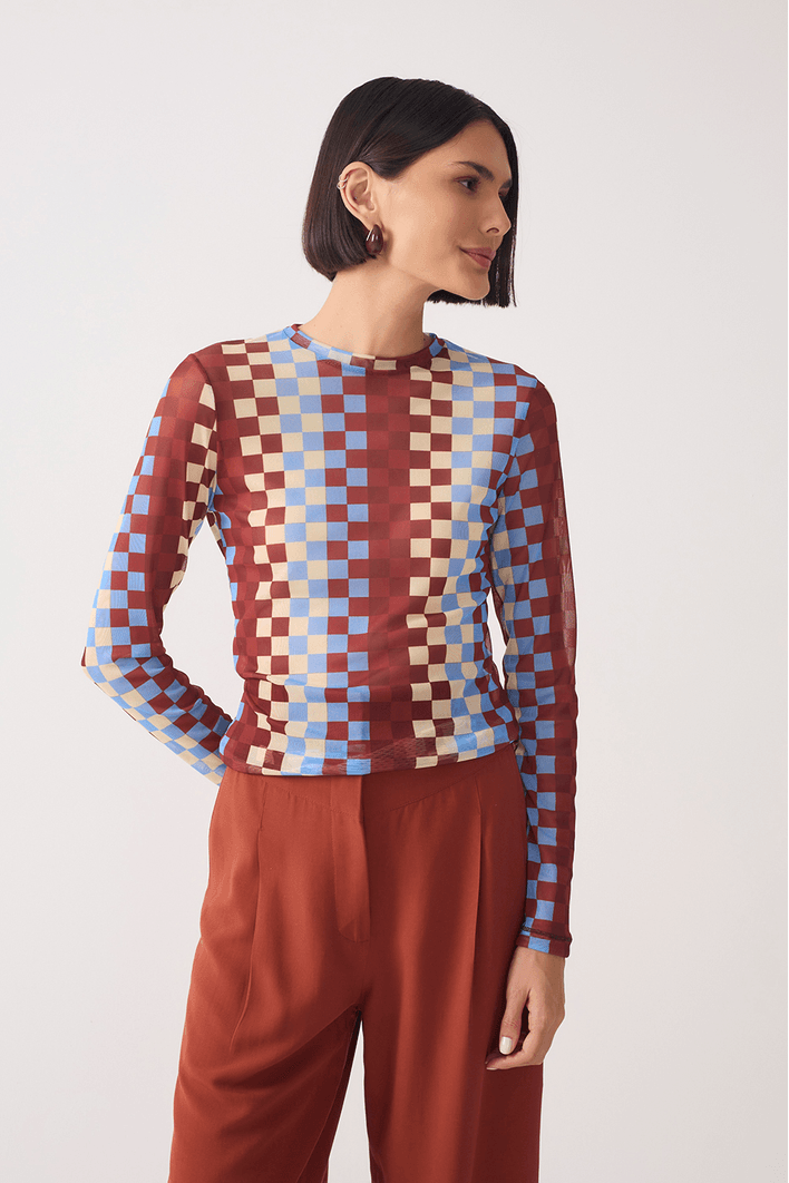 Segunda Pele Tule Estampa Harmonia