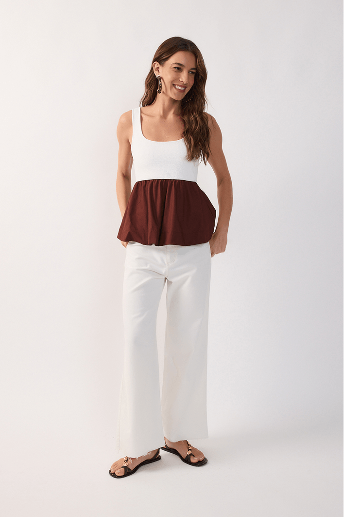 Calça Sarja Cropped