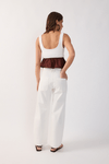 Calça Sarja Cropped