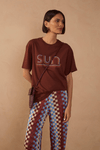 T-shirt Silk Sun