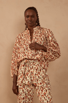 Camisa Bata Est Jardim Ikat