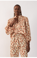 Camisa Bata Est Jardim Ikat