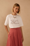 T-shirt Silk Sun