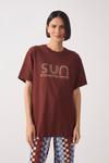 T-shirt Silk Sun