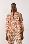 Camisa Bata Est Jardim Ikat