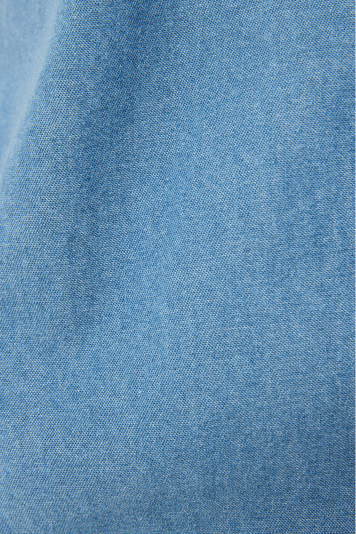 Blusa Jeans Babados
