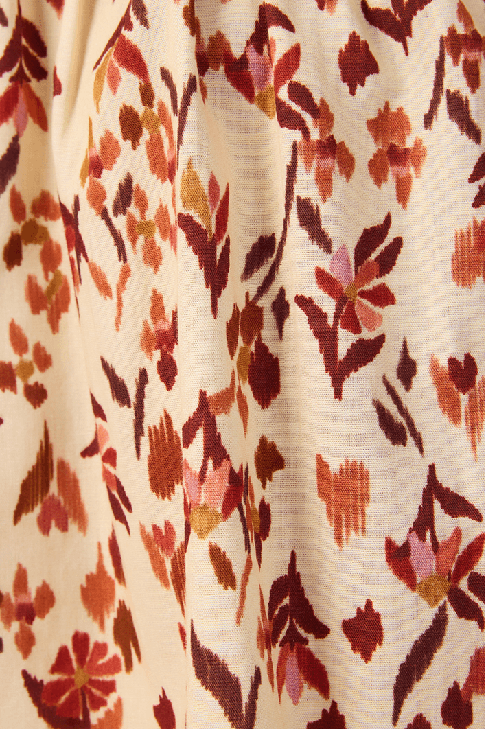 Camisa Bata Est Jardim Ikat