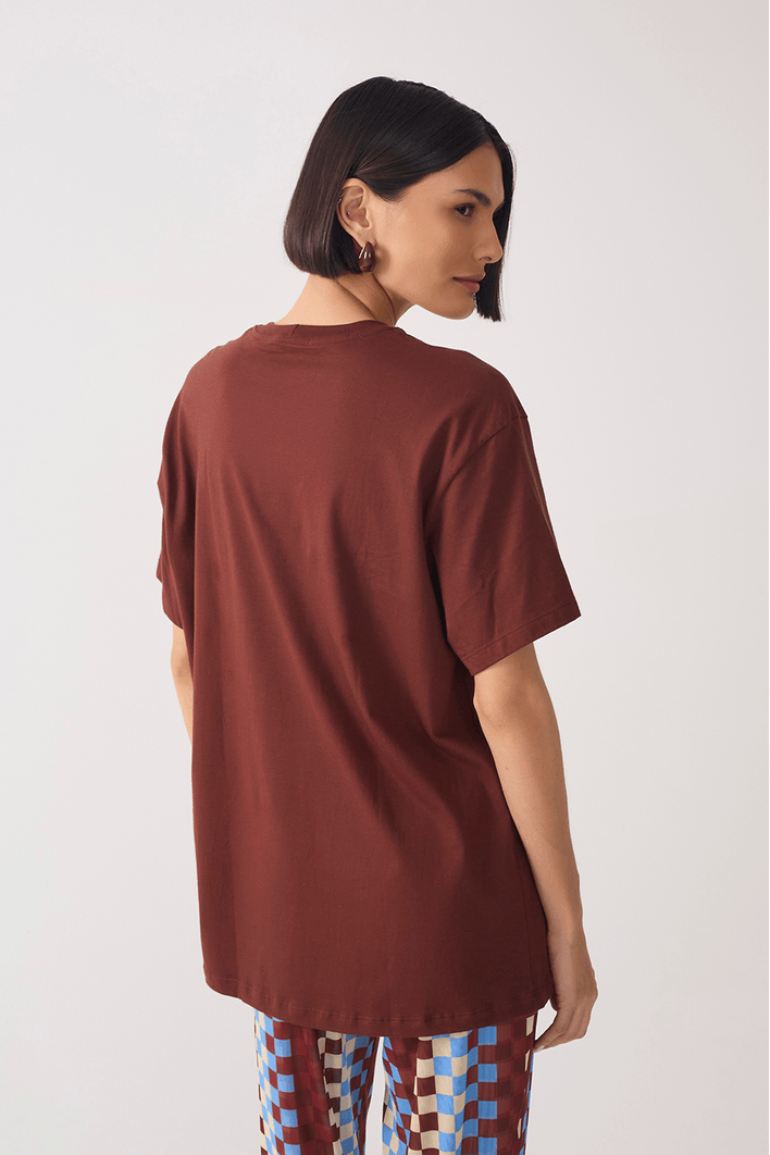 T-shirt Silk Sun
