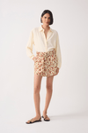 Short Sarja Faixa Est Jardim Ikat