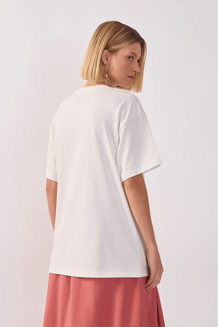 T-shirt Silk Sun