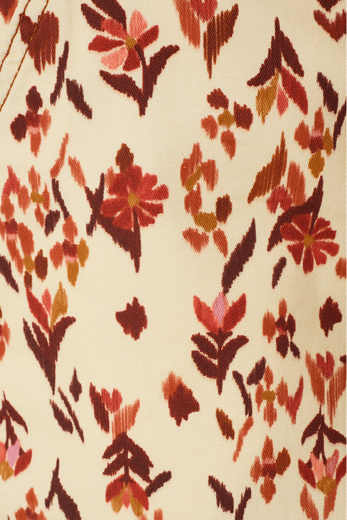 Short Sarja Faixa Est Jardim Ikat