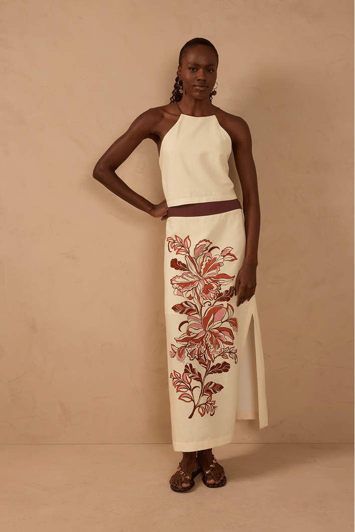 Conjunto Linho Est Flor da Manhã