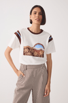 Blusa Silk Vintage Com Bordado