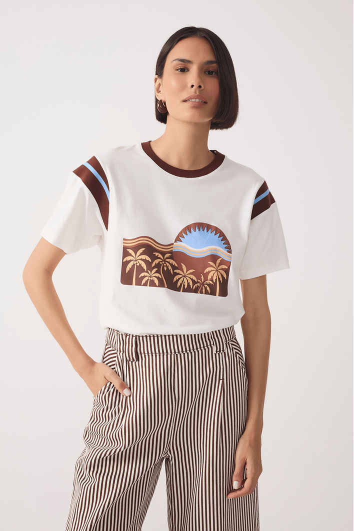 Blusa Silk Vintage Com Bordado