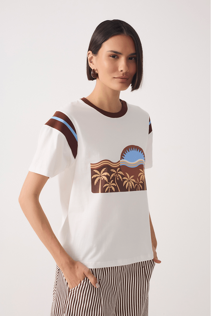 Blusa Silk Vintage Com Bordado