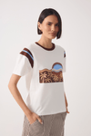 Blusa Silk Vintage Com Bordado