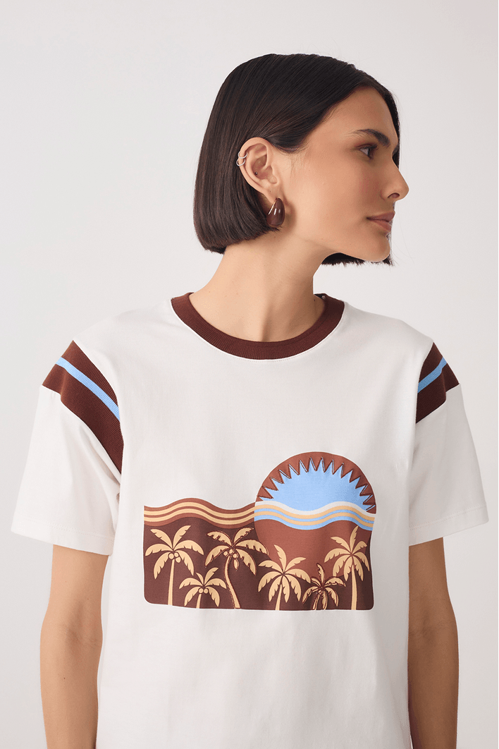 Blusa Silk Vintage Com Bordado