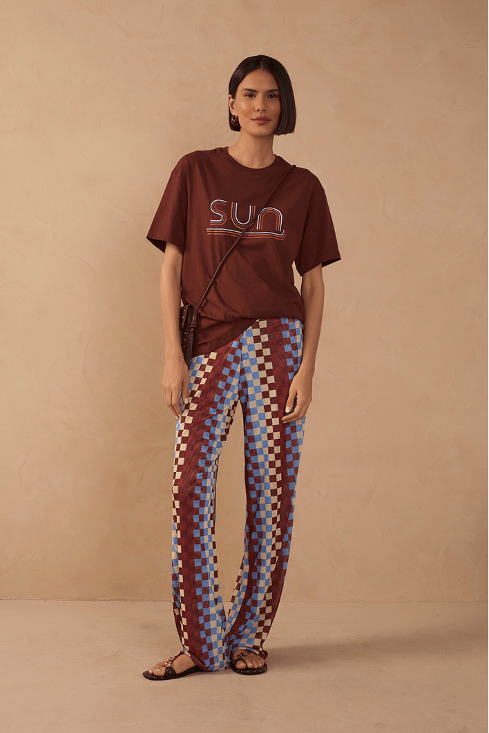 Calça Tule Estampa Harmonia