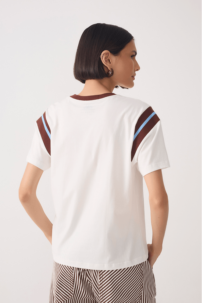 Blusa Silk Vintage Com Bordado