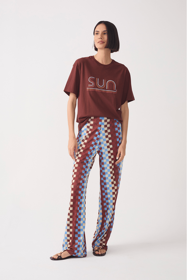 Calça Tule Estampa Harmonia