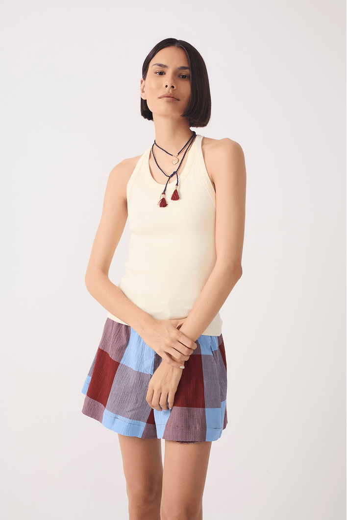 Camiseta Básica Bordado Sol Costas