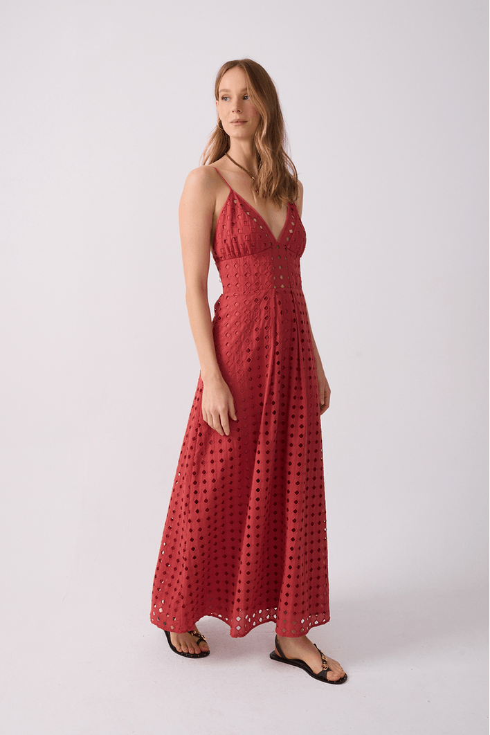 Vestido Cropped Decote Laise