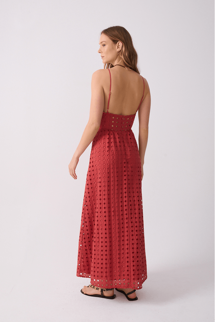 Vestido Cropped Decote Laise