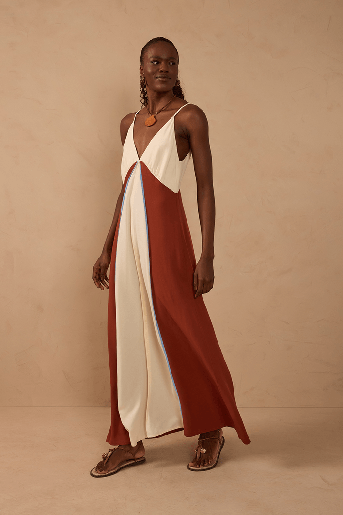 Vestido Cropped Recortes