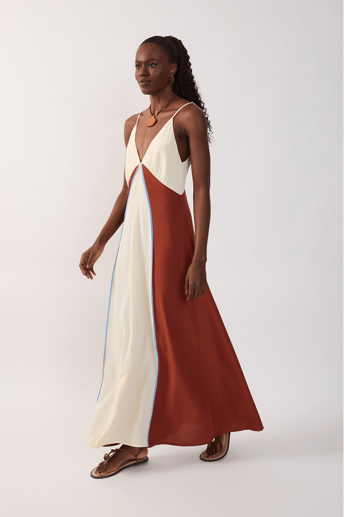 Vestido Cropped Recortes