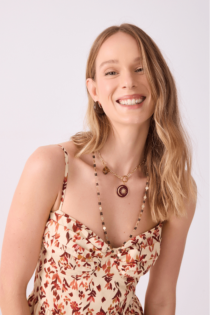 Vestido Longo Est Jardim Ikat