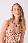 Vestido Longo Est Jardim Ikat