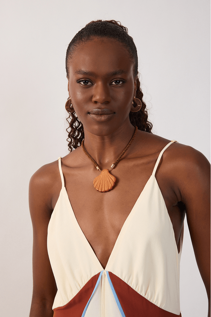 Vestido Cropped Recortes