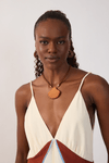 Vestido Cropped Recortes