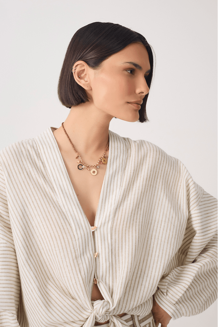 Camisa Algodão Listrado