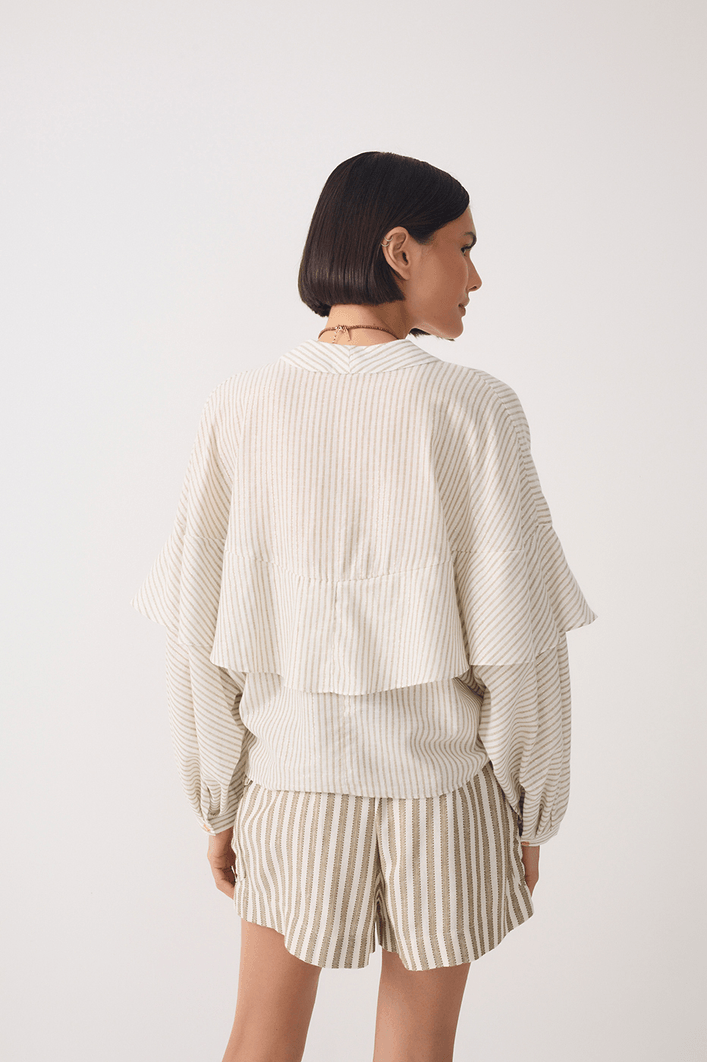 Camisa Algodão Listrado