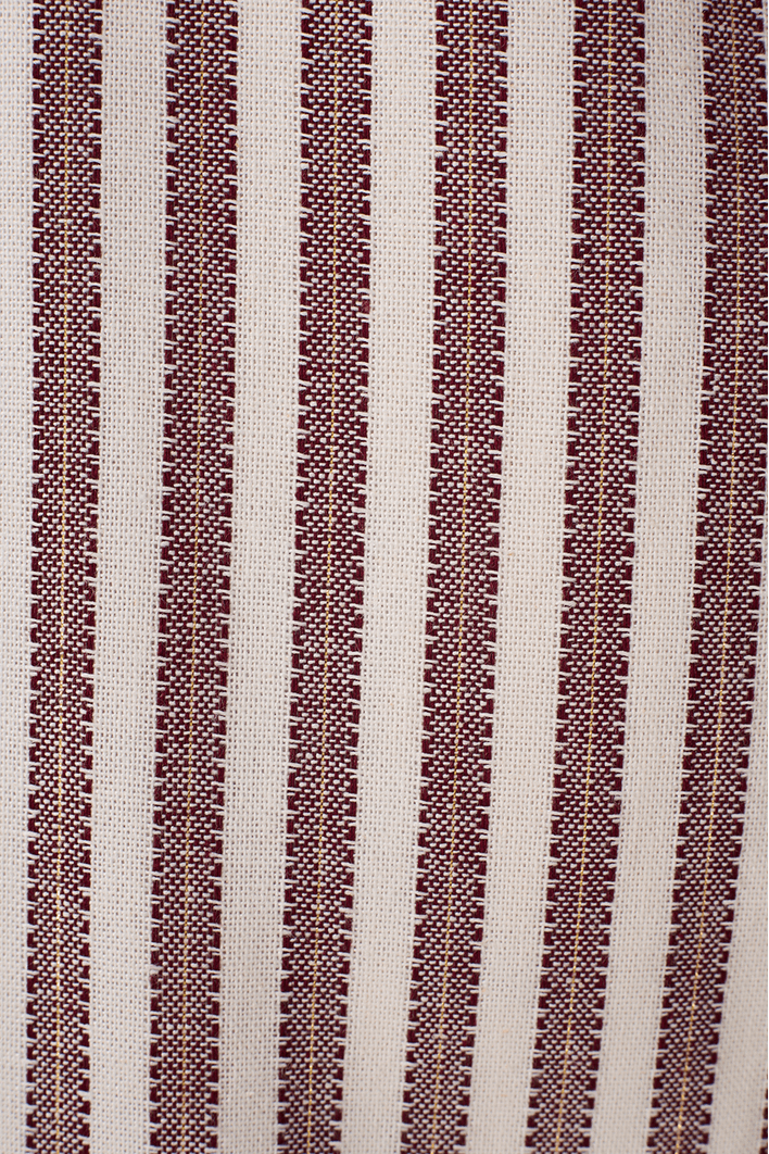 Vestido Cropped Babado Costas Listrado