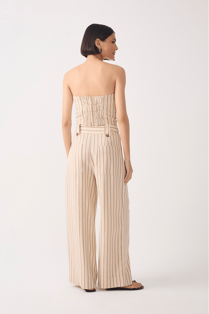 Calça Linho Listra Lurex