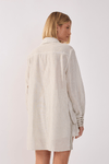 Camisa Linho Listrado Lurex