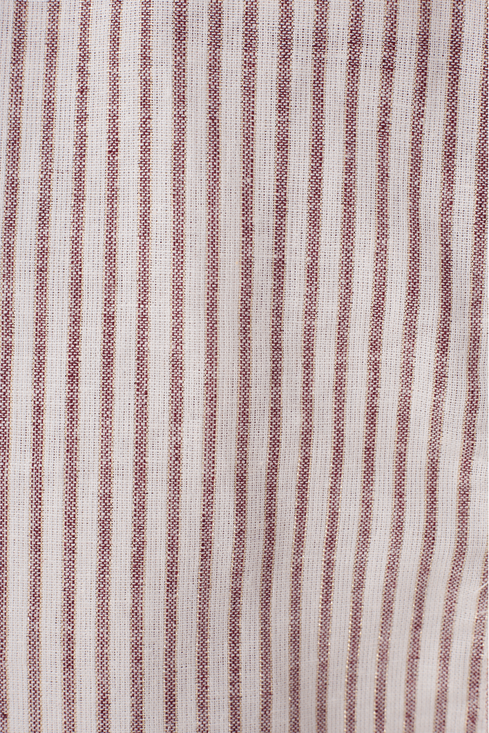 Camisa Linho Listrado Lurex