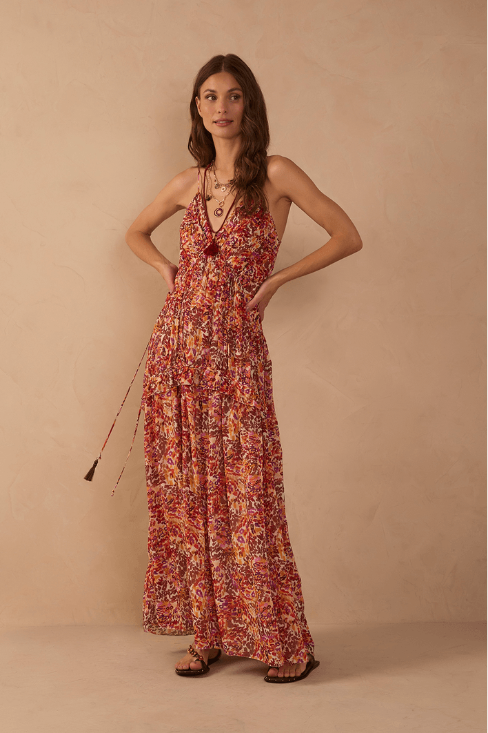 Vestido Longo Est Instinto Cerâmica